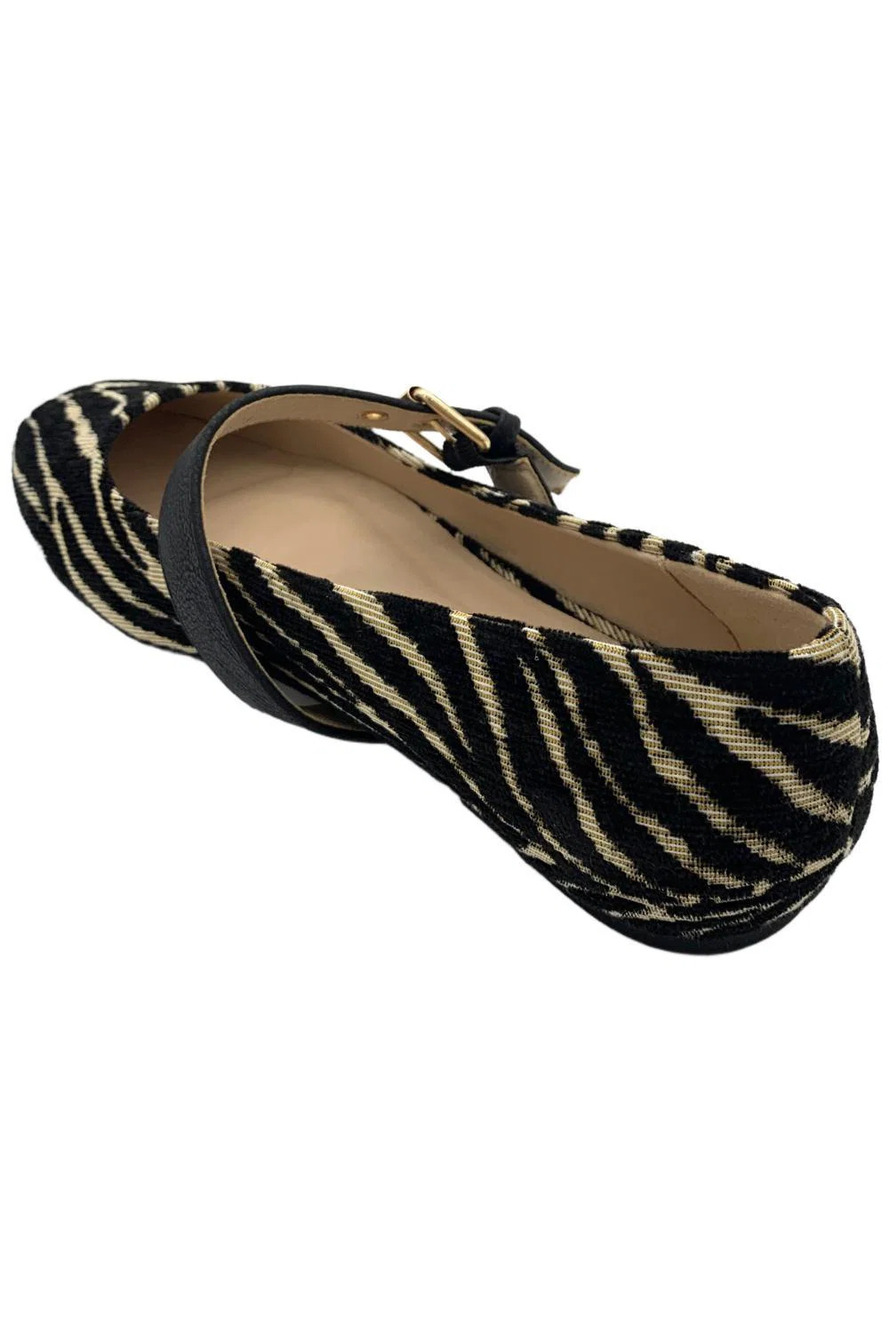Masseys Women's Adia Flat Black/Tan - Wide - Picture 3 of 3
